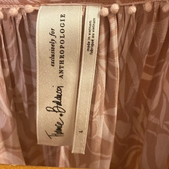 Anthropologie Florence Balducci Women's S Small Femme Collared Long Sleeve Top - Picture 4 of 8